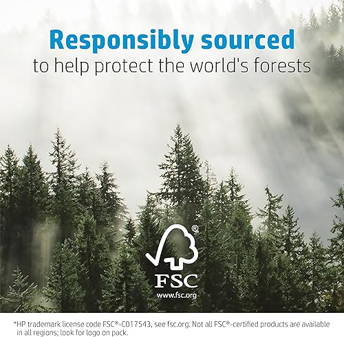 Miniatura 7 de HP Papel profesional de negocios, mate, 8.5 x 11 pulgadas, 48 libras, 150 hojas, funciona con impresoras de inyección de tinta (CH016A)