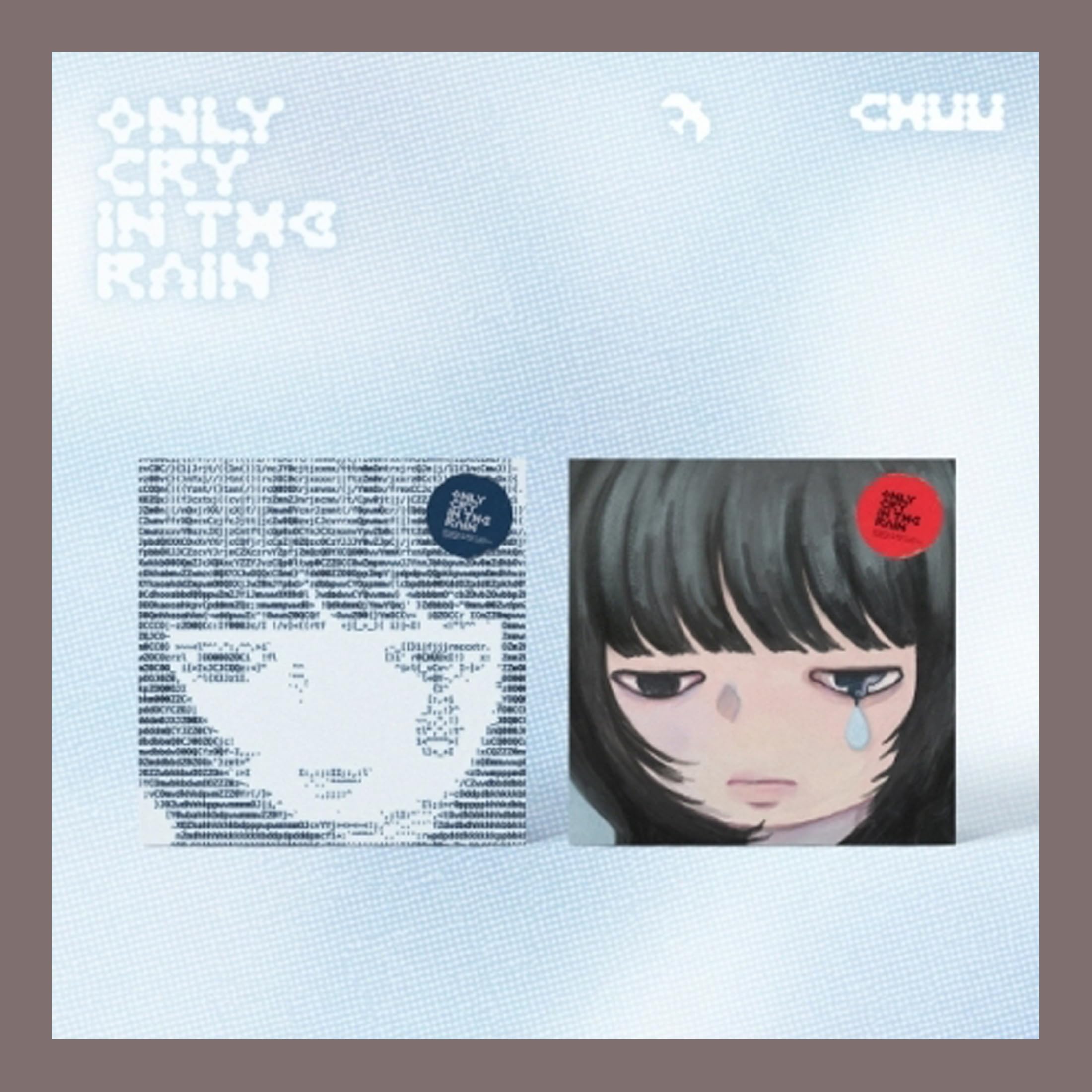 Mini album CHUU Only Cry In The Rain photobook Blue Vol 3 K-pop