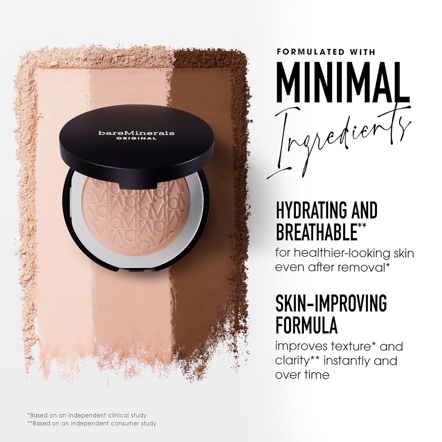 bareMinerals Original Pressed Powder Foundation Mineral SPF 15 – Talc-Free, Luminous Finish, Buildable Coverage, Vegan, Clean Beauty - Image 6