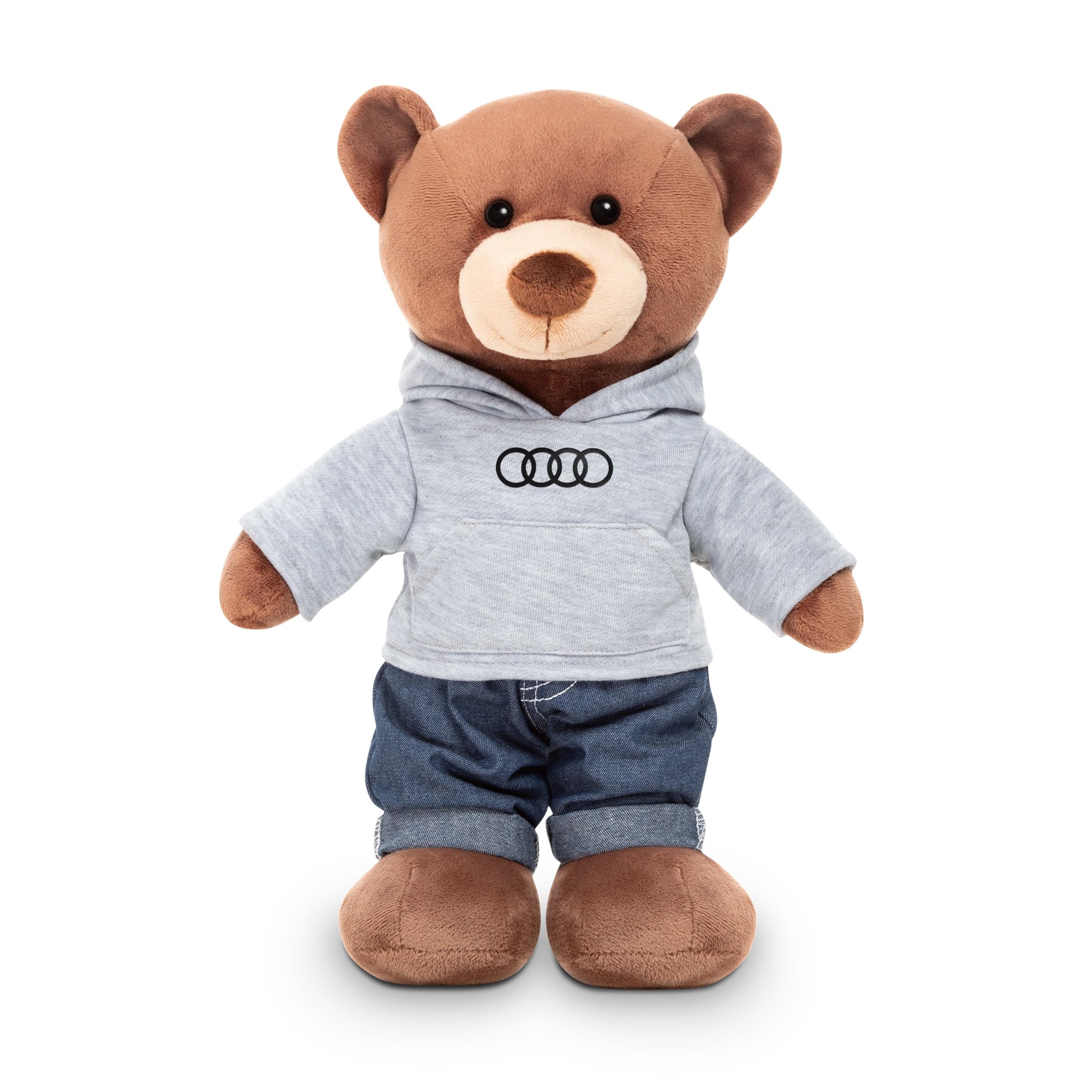 Audi 3202500100 pluszowy miś 42 cm pluszowy pierścień, logo, maskotka pluszowa, maskotka