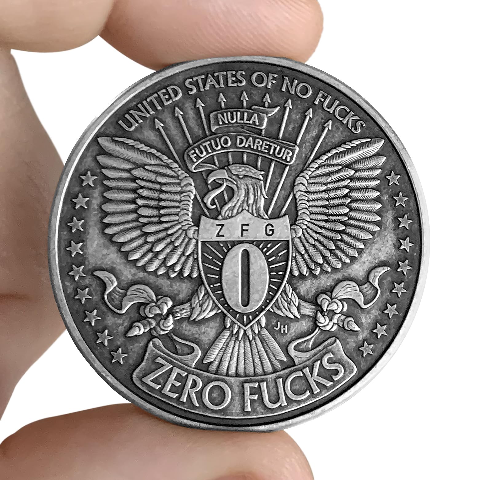 Amazon.com: ZFG Inc. One Fk/Zero FKS Decision Maker Challenge Coin