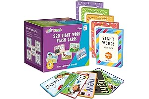 SpringFlower Sight Words Flash Cards for Early Vocabulary Boost & Reading Comprehension