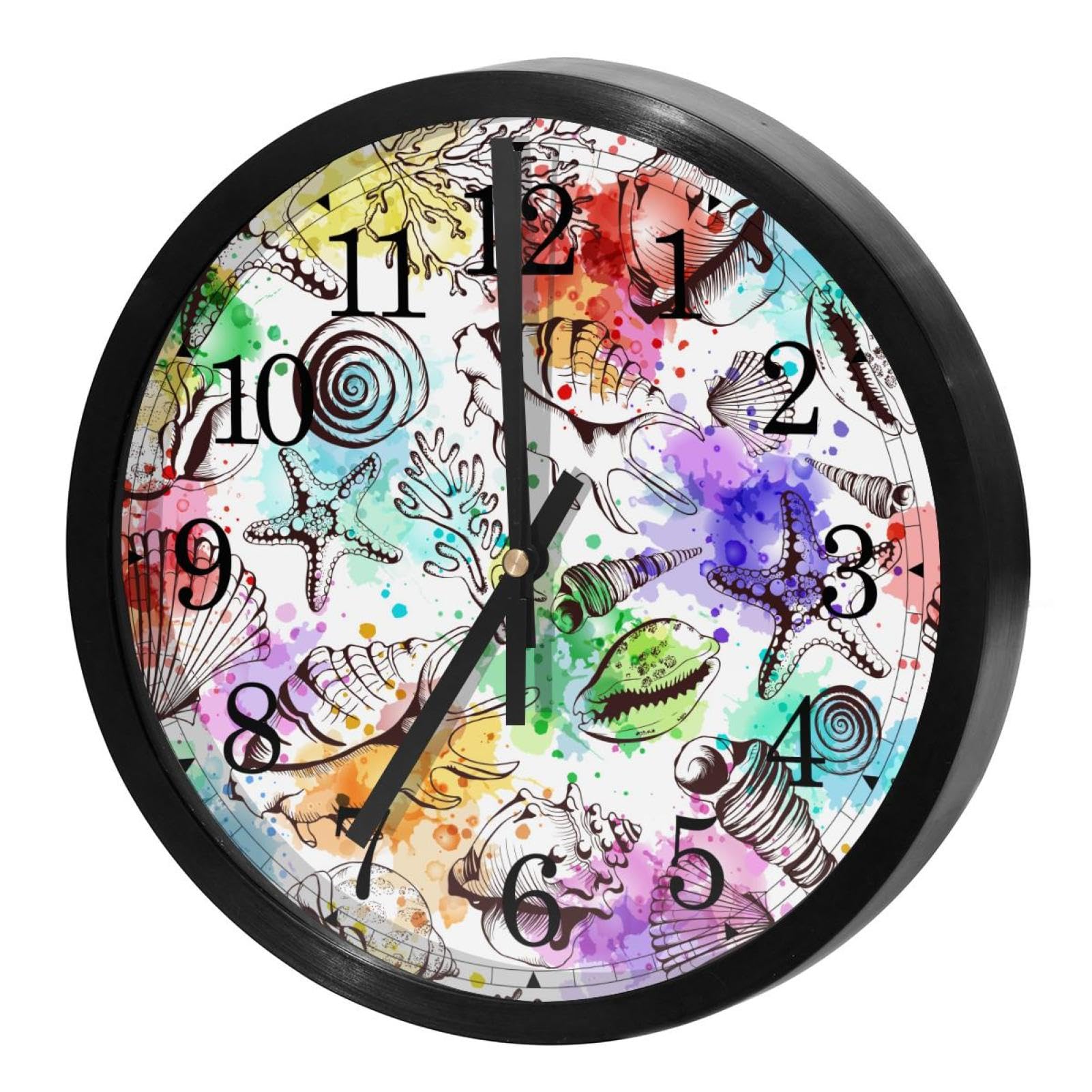 Horloge murale silencieuse pour retrouver le sommeil et décorer un bureau