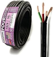 Vista 62 de Cable de alambre y cable nacional – Alambre de cobre premium de 12 AWG de 2 conductores, 50 pies, trenzado Fabricado en EE. UU., chaqueta flexible
