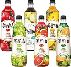 美酢 (ミチョ) 希釈タイプ 飲み比べ 6本セット 900ml×6 (ざくろ1本/マスカット1本/レモン1本/グレープフルーツ1本/パイナップル1本/太陽のシトラス1本)