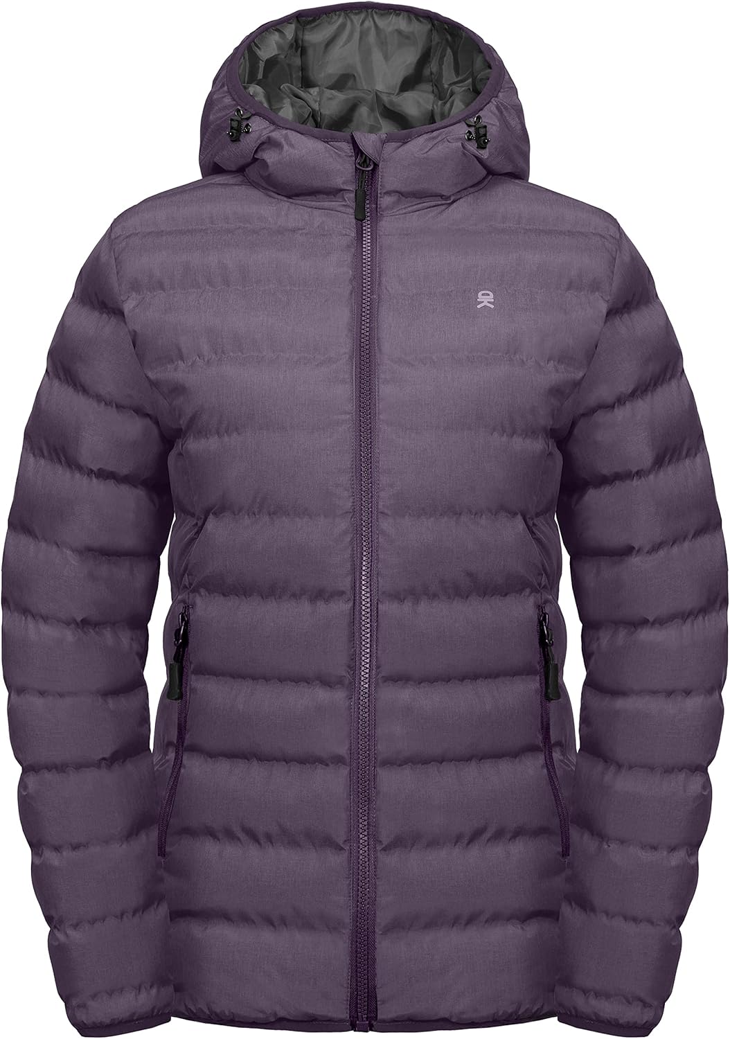 Little Donkey Andy Women's Warm Waterproof Puffer Jacket Hooded Windproof Winter Coat with Recycled Insulation : Sports & Outdoors