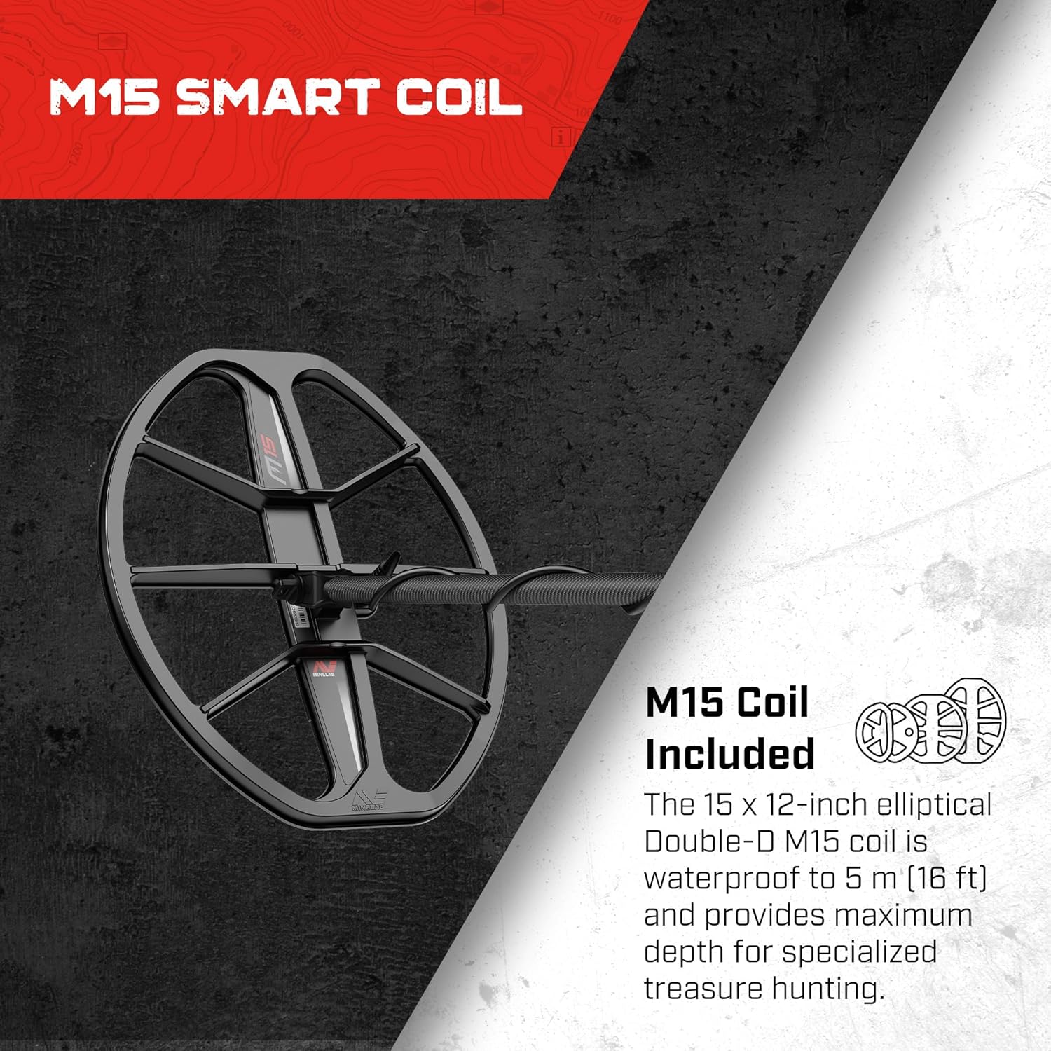MINELAB MANTICORE High-Power Multi-IQ+ Waterproof Professional Metal Detector Bundle for Adults with Advanced Target ID — Includes 8", 11" and 15" Double-D Coils for Low, Medium and High Depth
