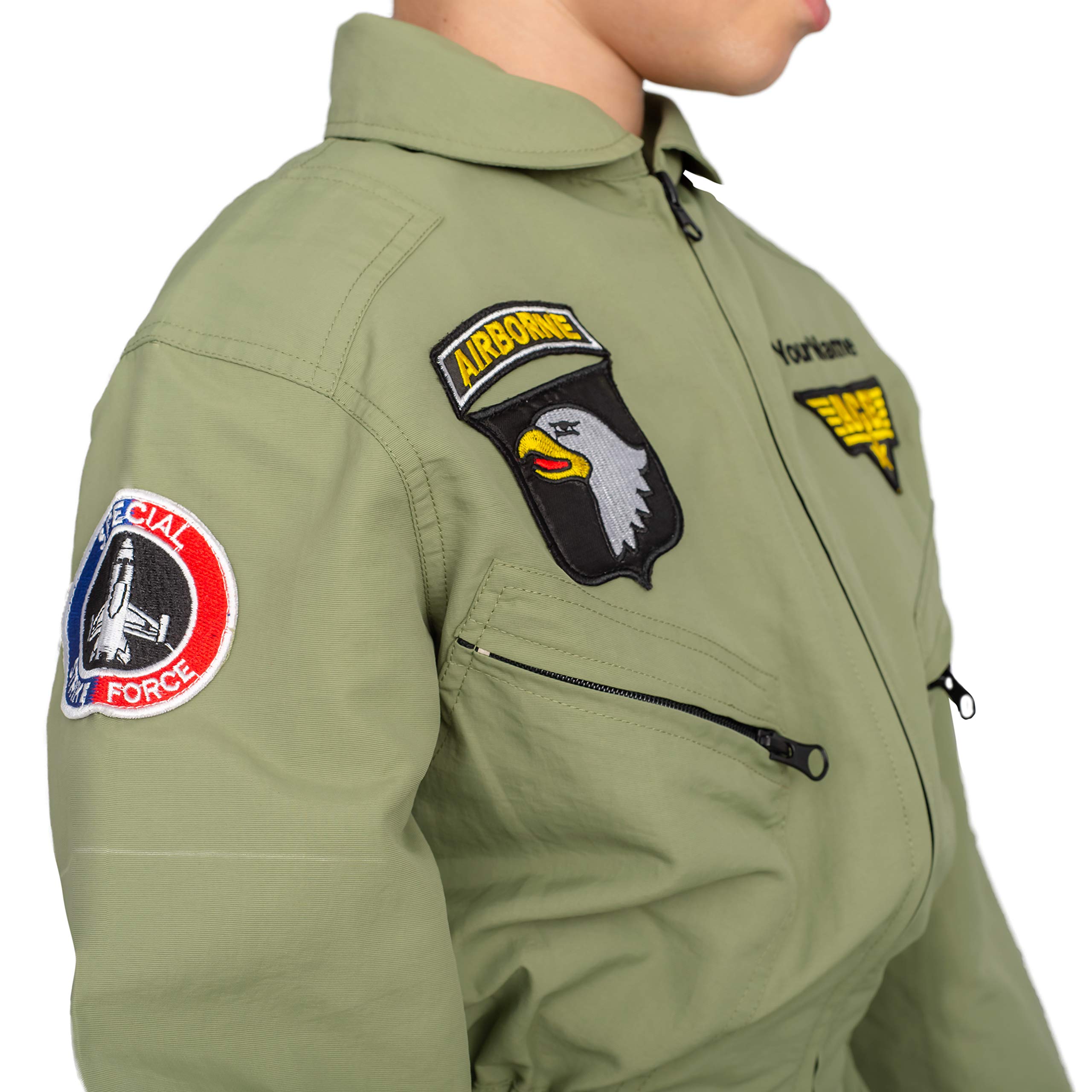 Air Force Pilot Child Halloween Costume Jumpsuit Set product thumbnail 4