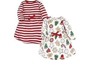 Baby Christmas Outfits Girls' Organic Long Sleeve Dress