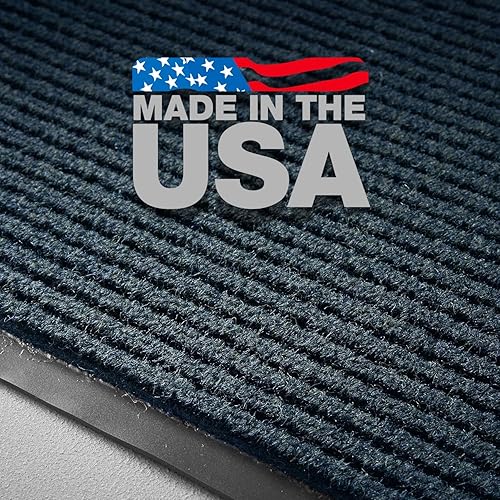 Miniatura 3 de Consolidated Plastics Brush Dry Mat fabricado en Estados Unidos, tapete comercial resistente para entradas de interiorexterior, parte trasera