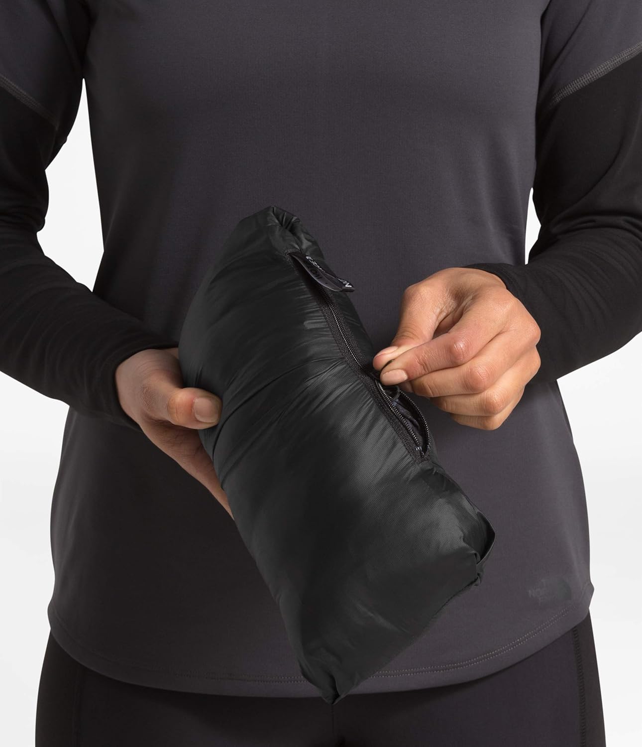 THE NORTH FACE Womens Thermoball Eco Insulated Jacket X-Small Tnf Black Waxed Camo Print