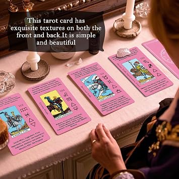 Smoostart Tarot Cards for Beginners with Meanings on Cards with Guide Book