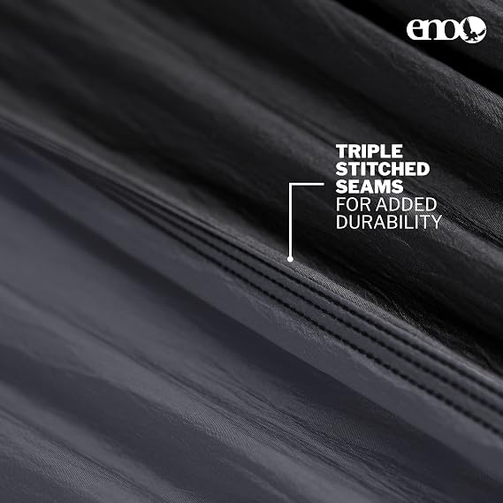 ENO Bundle, Includes The SingleNest Hammock & Atlas Suspension System, Lightweight, Durable Hammock with Straps for Camping, Hiking & Travel, Black/Charcoal