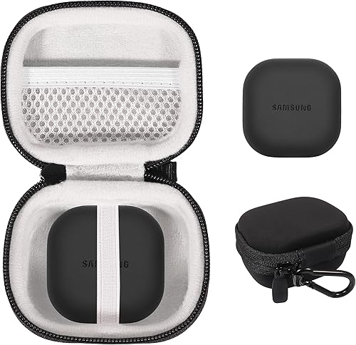 CaseSack Funda para Samsung Galaxy Buds 2 Pro, auriculares Buds Live True (negro) Negro -,Púrpura,Blanco