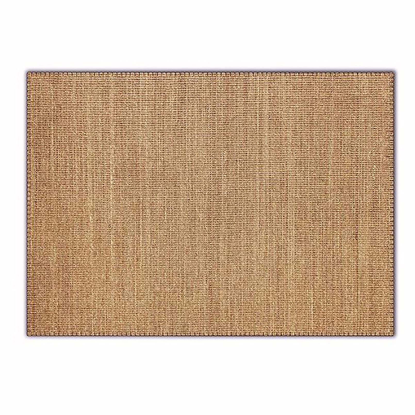 Tapis en jute tissé à la main avec finition naturelle haut de gamme sur mesure pour salon