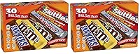 Vista 8 de M&M'S, SNICKERS, 3 MUSKETEERS, SKITTLES & STARBURST - Mezcla de mezcla de dulces de chocolate de tamaño matrimonial de 56.11 onzas, caja de 30