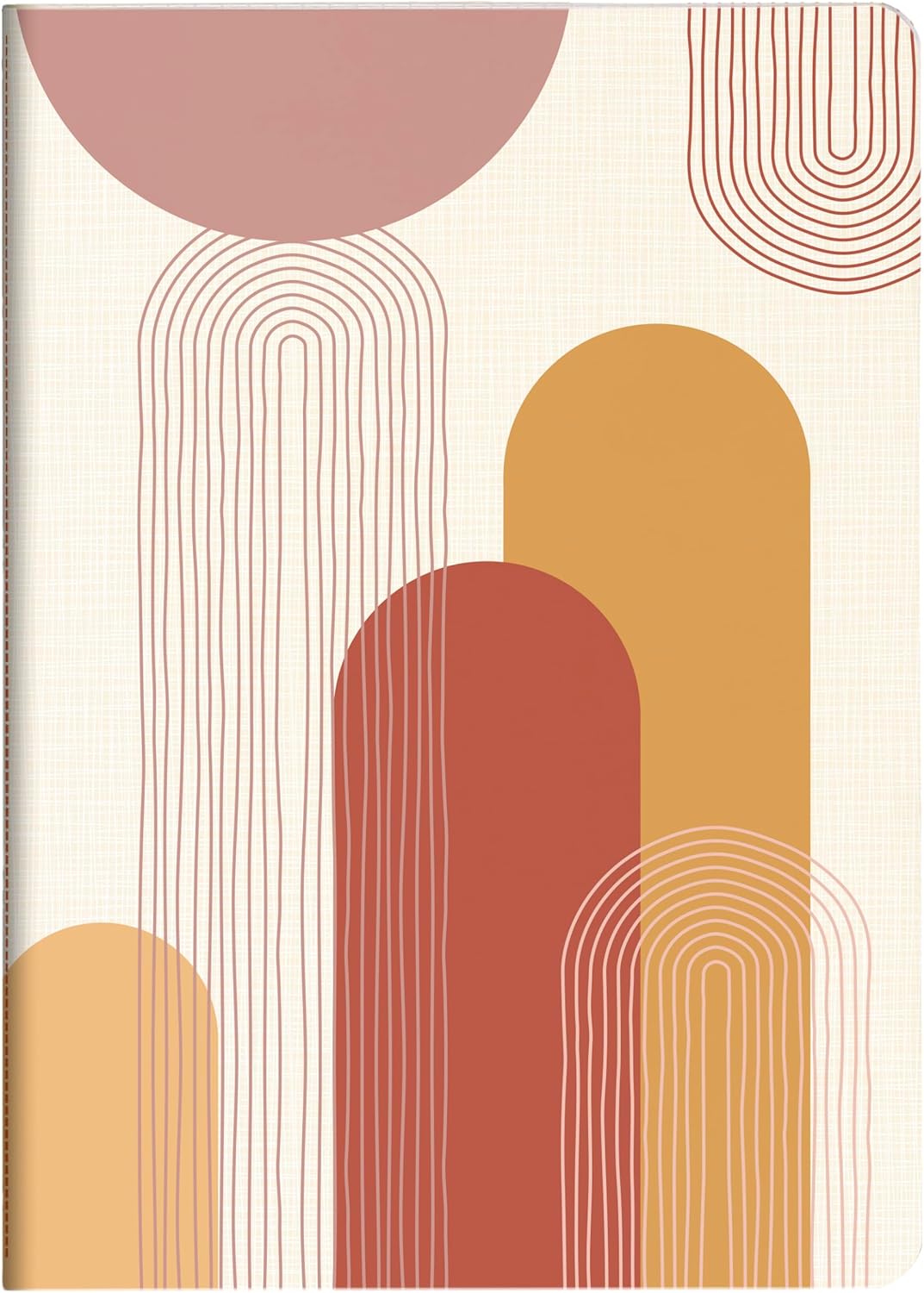 Clairefontaine Cf116063b Threadbound Notebook, Terracotta/B, A5 5.8 x 8.3 inches (14.8 x 21 cm), Horizontal Ruled, 64 Pages, Paper Weight: 3.2 oz (90 g/m2), Ivory