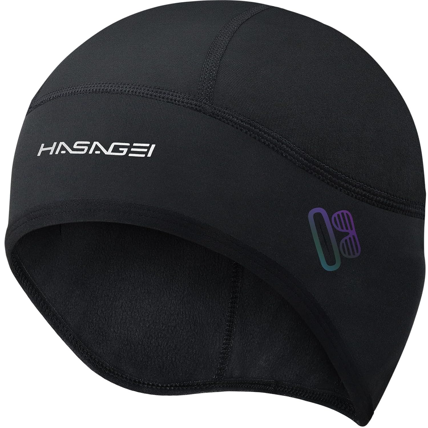 HASAGEI Winter Thermal Skull Cap for Men Windproof Helmet Liner with Full Ear Coverage Eyewear Slots Cycling Motorcycle