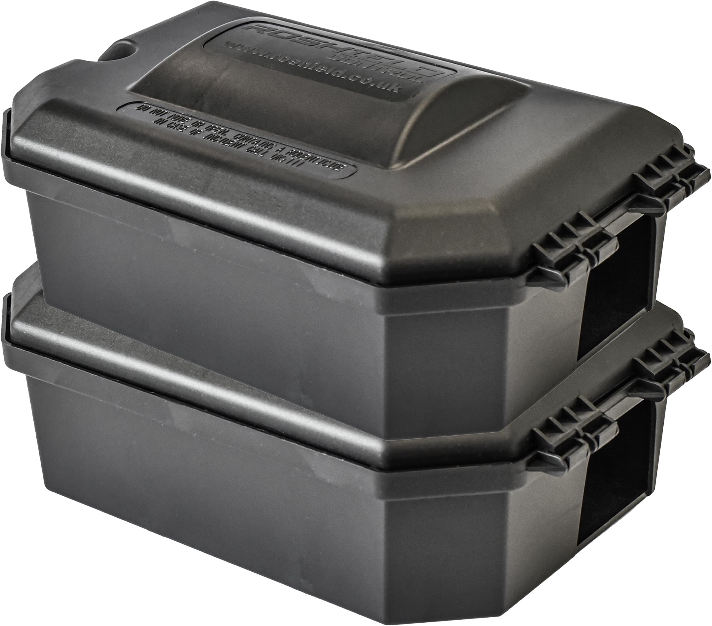 ROSHIELD - Rat & Mouse Pro Quality Tamper-Resistant Safety Bait Box for Rodent Trap Control Treatments, Secure Lockable Bait Stations Appropriate in Both Indoor And Outdoor Settings