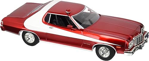 Miniatura 1 de GreenLight Artisan Starsky & Hutch Ford Gran Torino (escala 1:18), cromo rojo