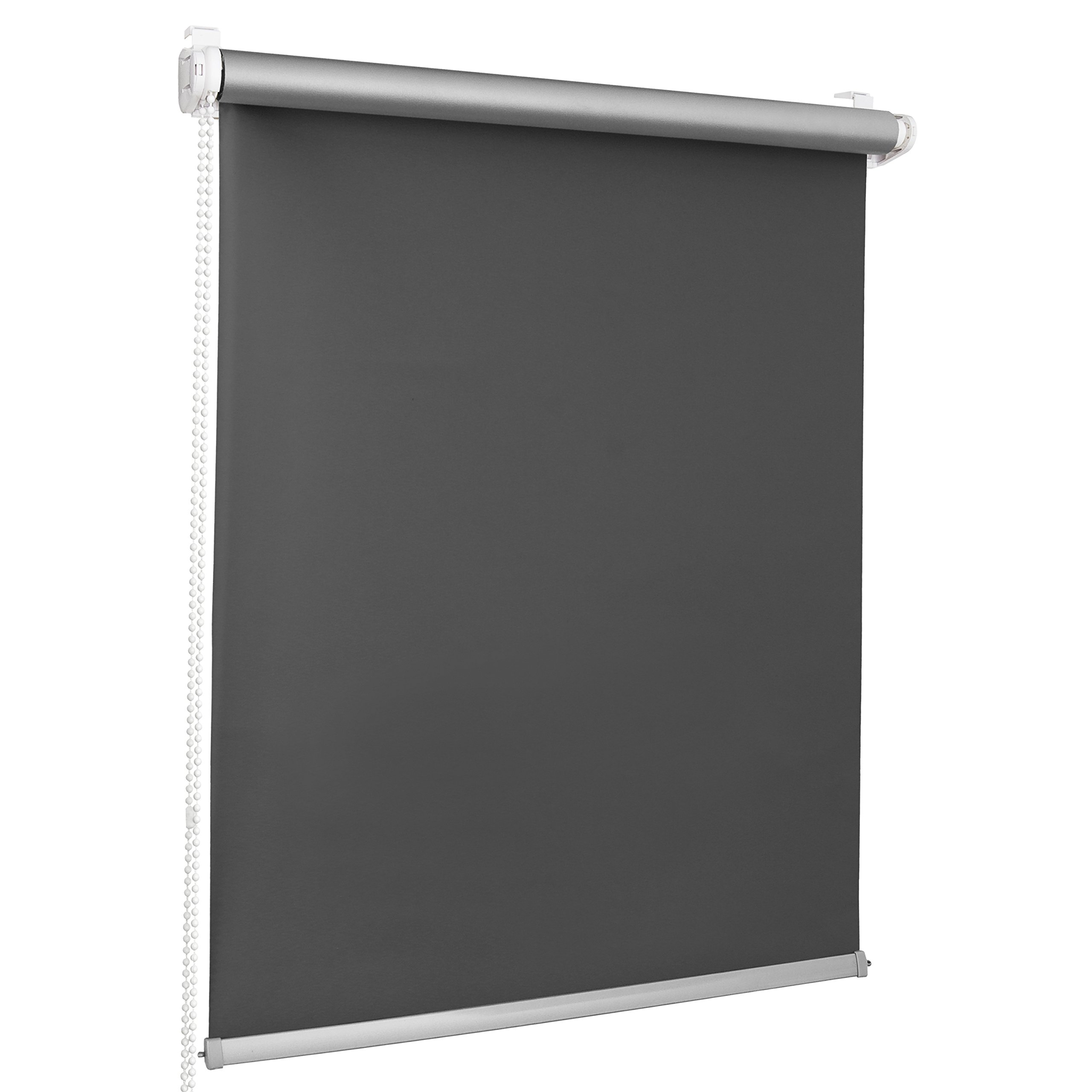 Tenda avvolgibile, Poliestere, Grigio, 70 x 215 cm