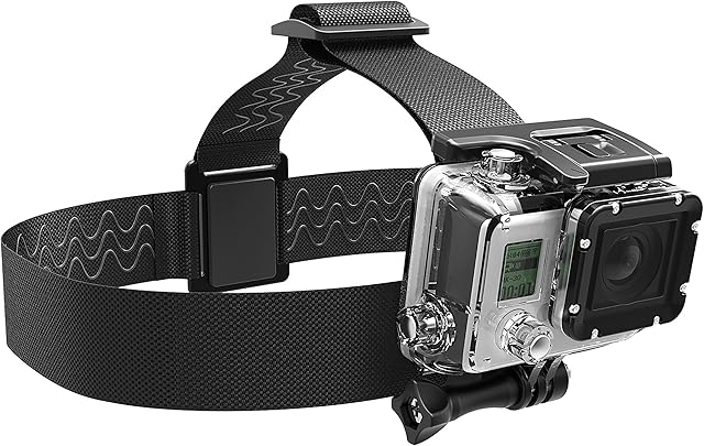 Sabrent GoPro Head Strap Camera Mount [Compatible with all GoPro cameras] (GP-HDST)