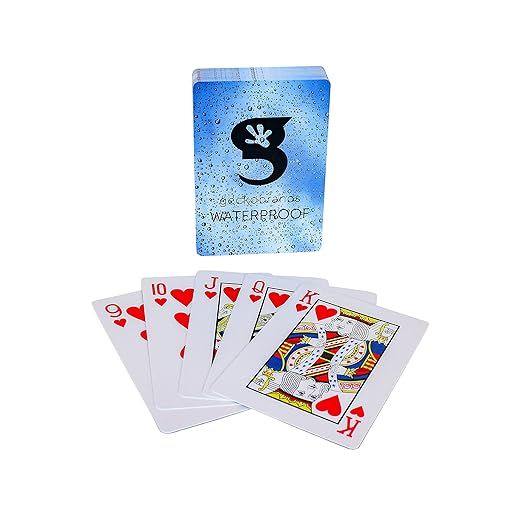geckobrands Waterproof Playing Cards