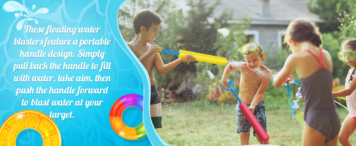 Set De 3 Pistolas De Agua Retráctiles De 40 Cm – Juguetes De Alta Presión Para Piscina, Playa Y Juegos Al Aire Libre Para Toda La Familia