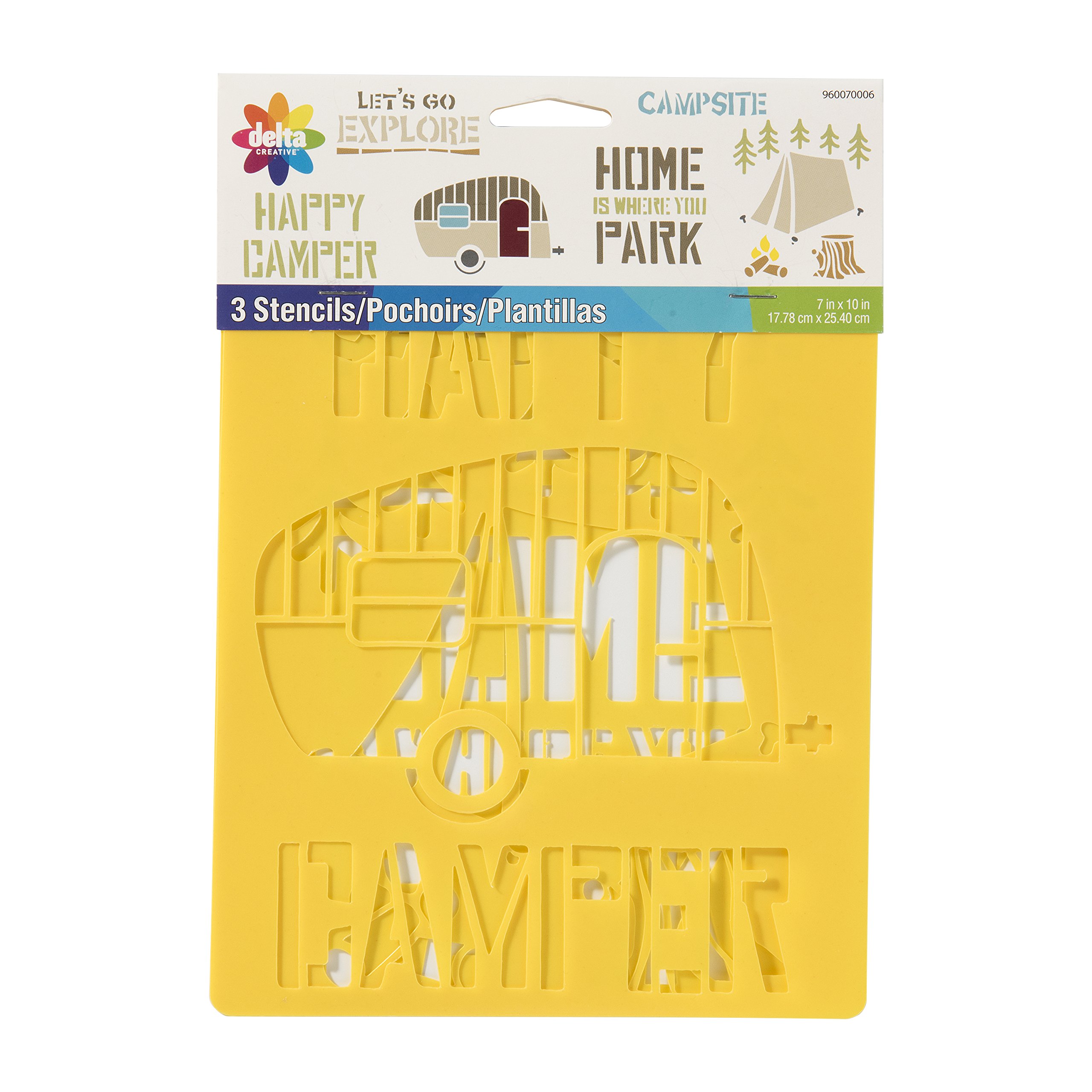 Delta Creative Camping Everyday Design Stencil Pack
