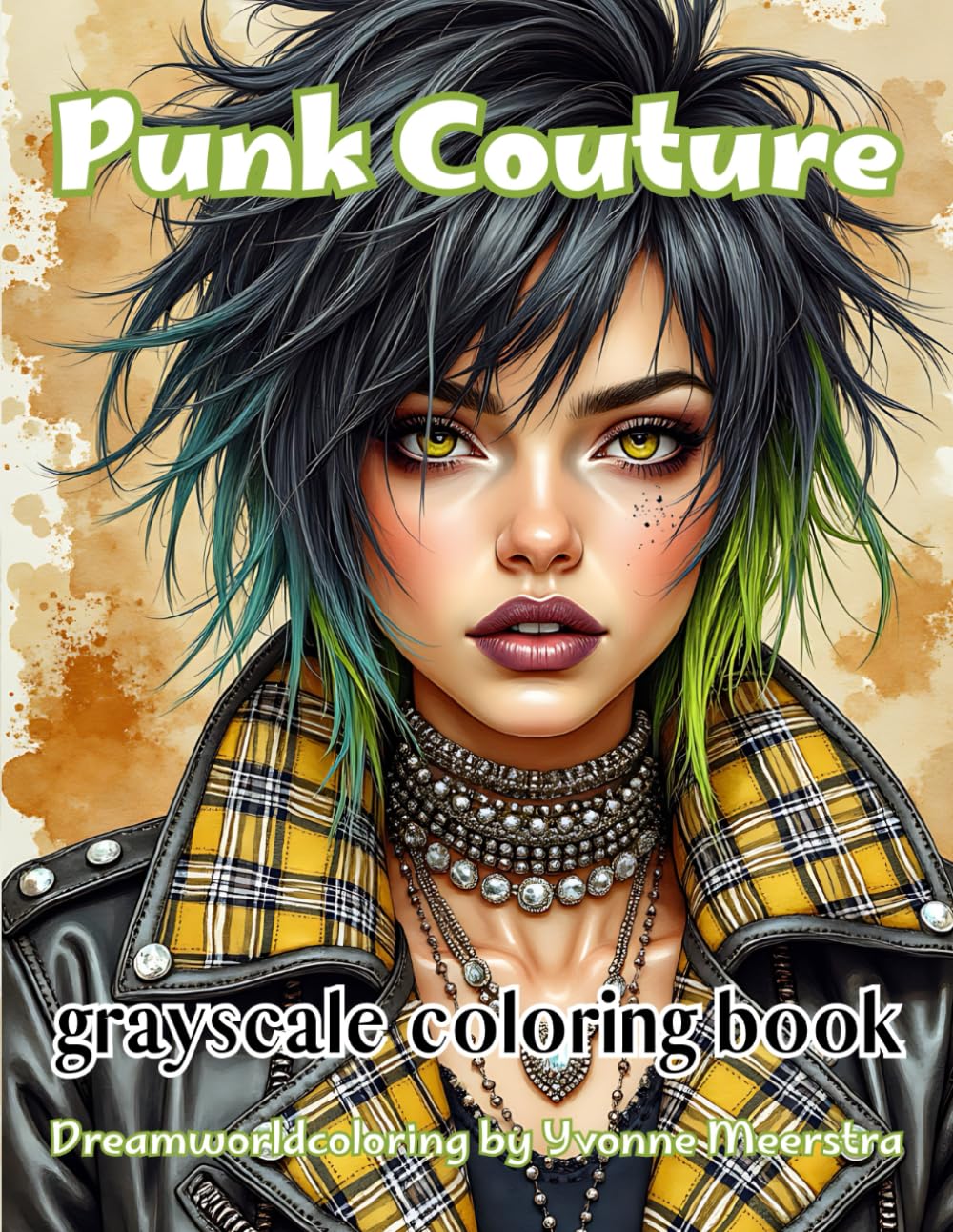 punk couture: A Bold Dreamworld Coloring Book with 73 Edgy Fashion Portraits & Rebel-Chic Details