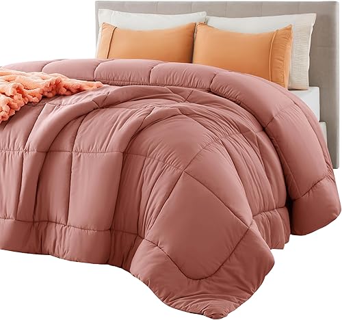 Miniatura 69 de Bedsure Relleno de edredón – Edredones acolchados tamaño King, edredón para todas las estaciones, ropa de cama alternativa de plumón suave, con 8