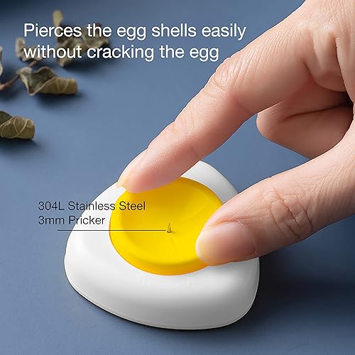Miniatura 2 de Elestoria Pricker de huevos pelador de huevos duros, perforador de huevos, póker de huevos, sobresoplador de huevos, decoración de huevos,