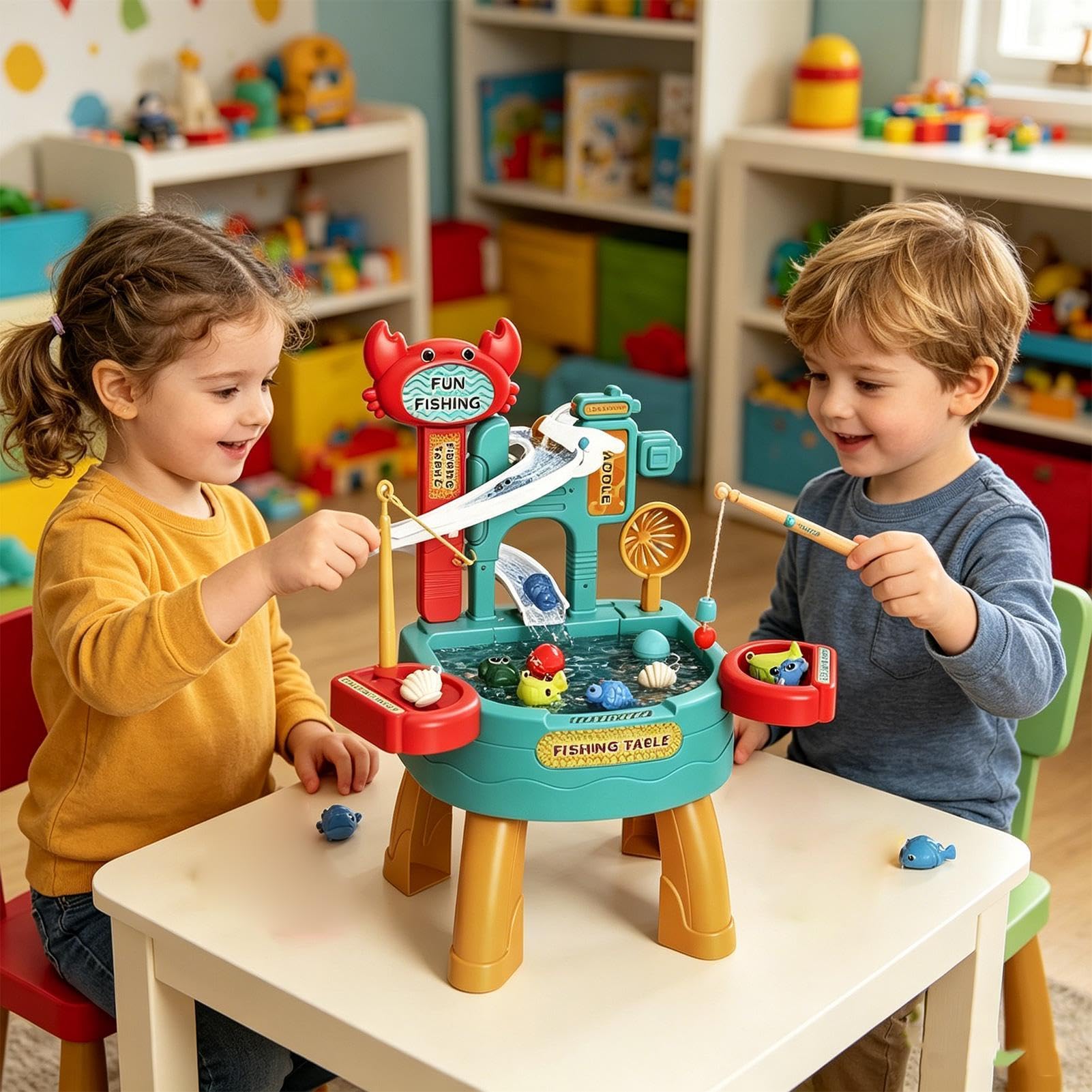Generisch Wasserspieltisch Angelspielzeug