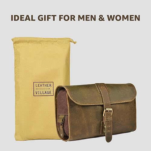 Miniatura 5 de LEATHER VILLAGE DOPP-3, Marrón (Mud Brown) Marrón (Mud Brown),Marrón,Mora marrón,https://www.amazon.com/dp/undefined