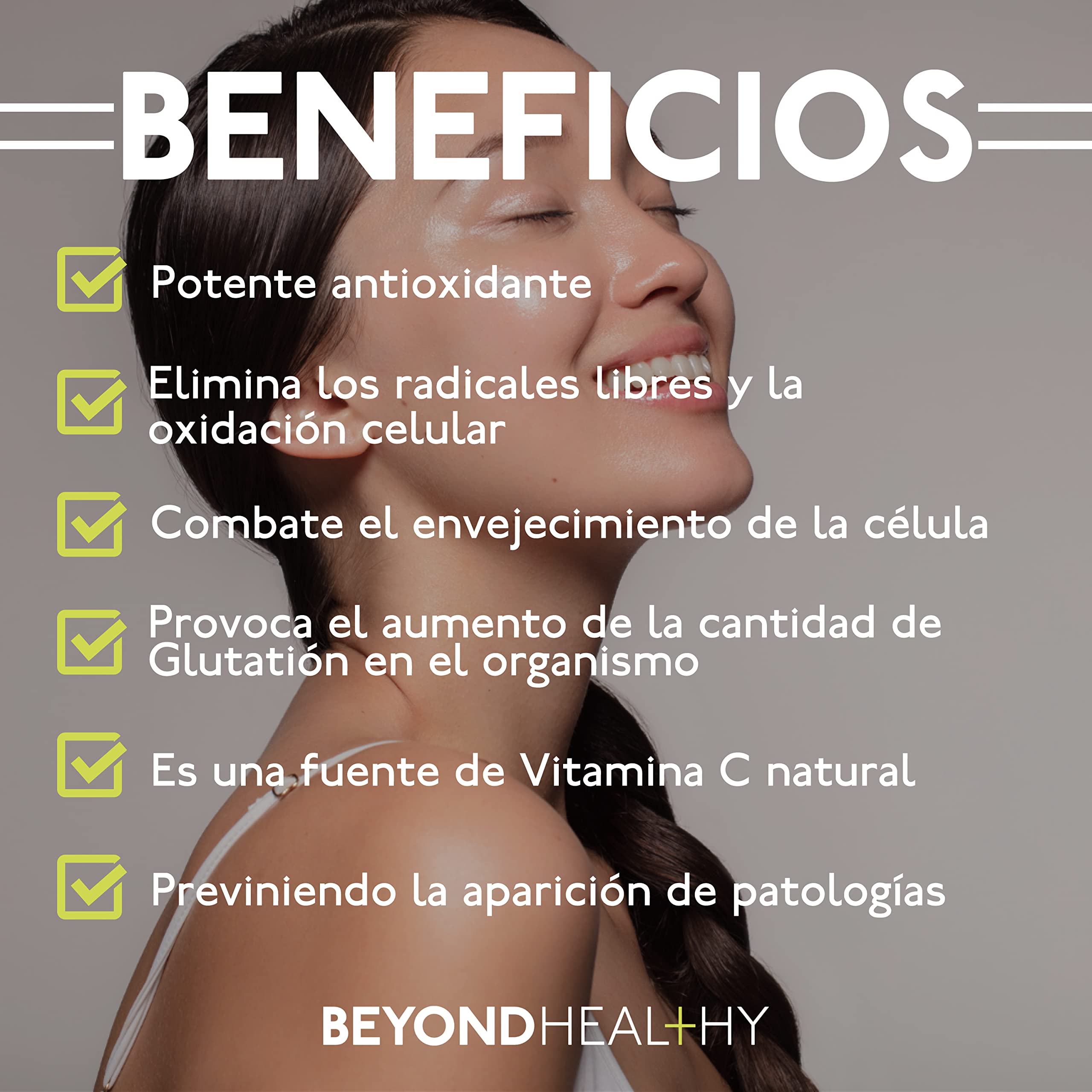 Glutatión Potente Antioxidante Natural 120 Comprimidos | L-Glutatión +  Precursores (Cardo Mariano + NAC + Acerola + L-Cisteína)