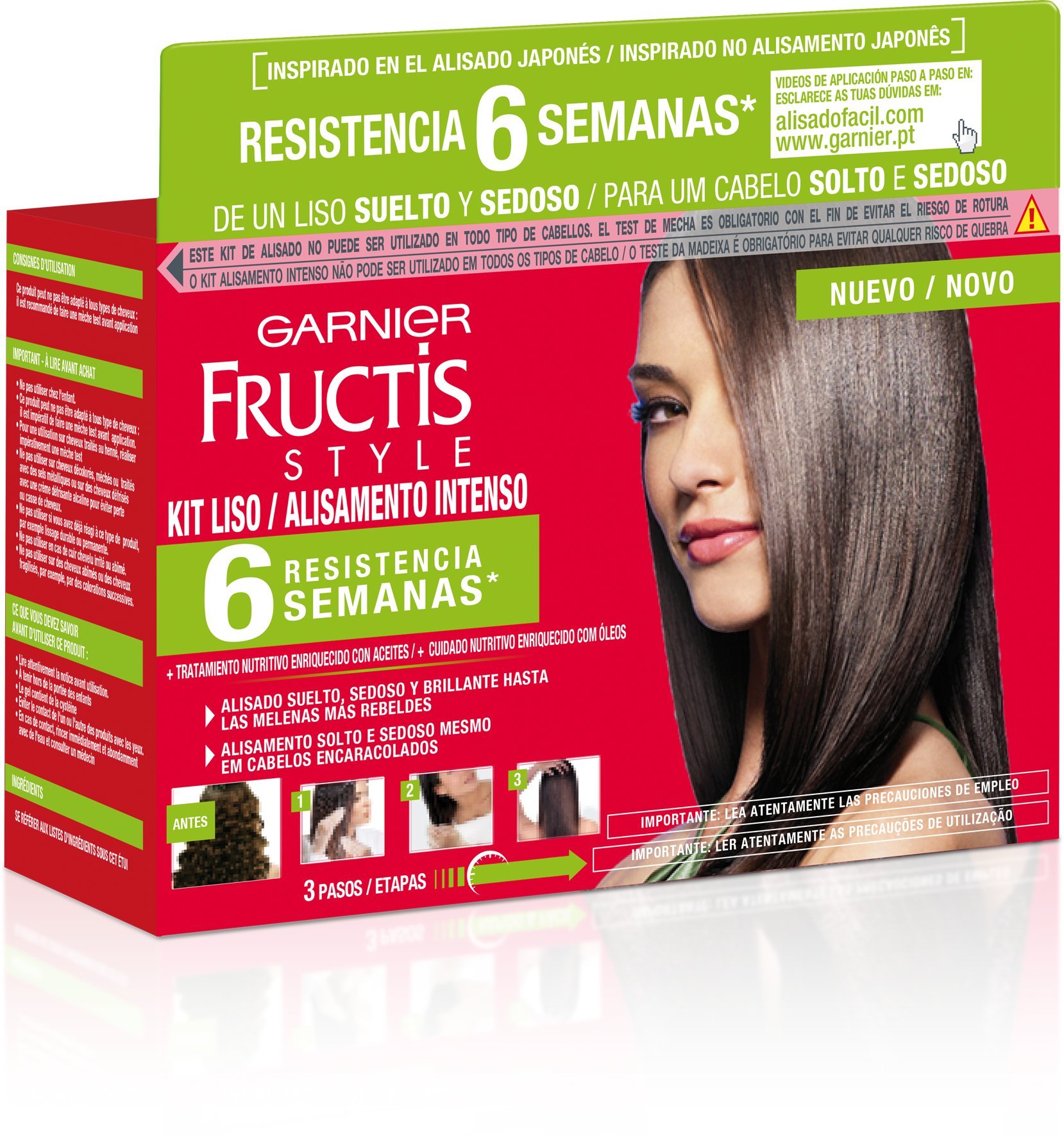 Kit alisado 6 semanas fructis style de garnier -