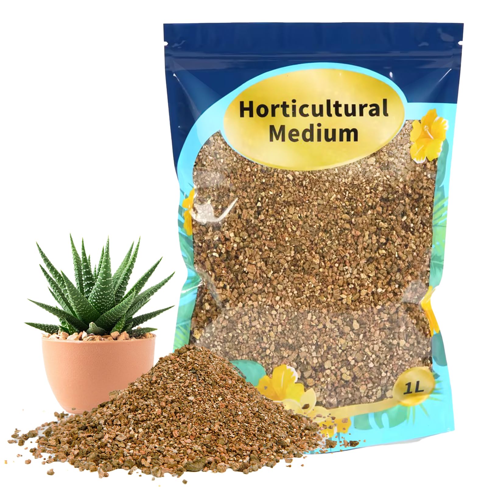 GOTVUGE Vermiculite for Gardening Coarse Vermiculite for plant propagation Cutting and Seed Starting