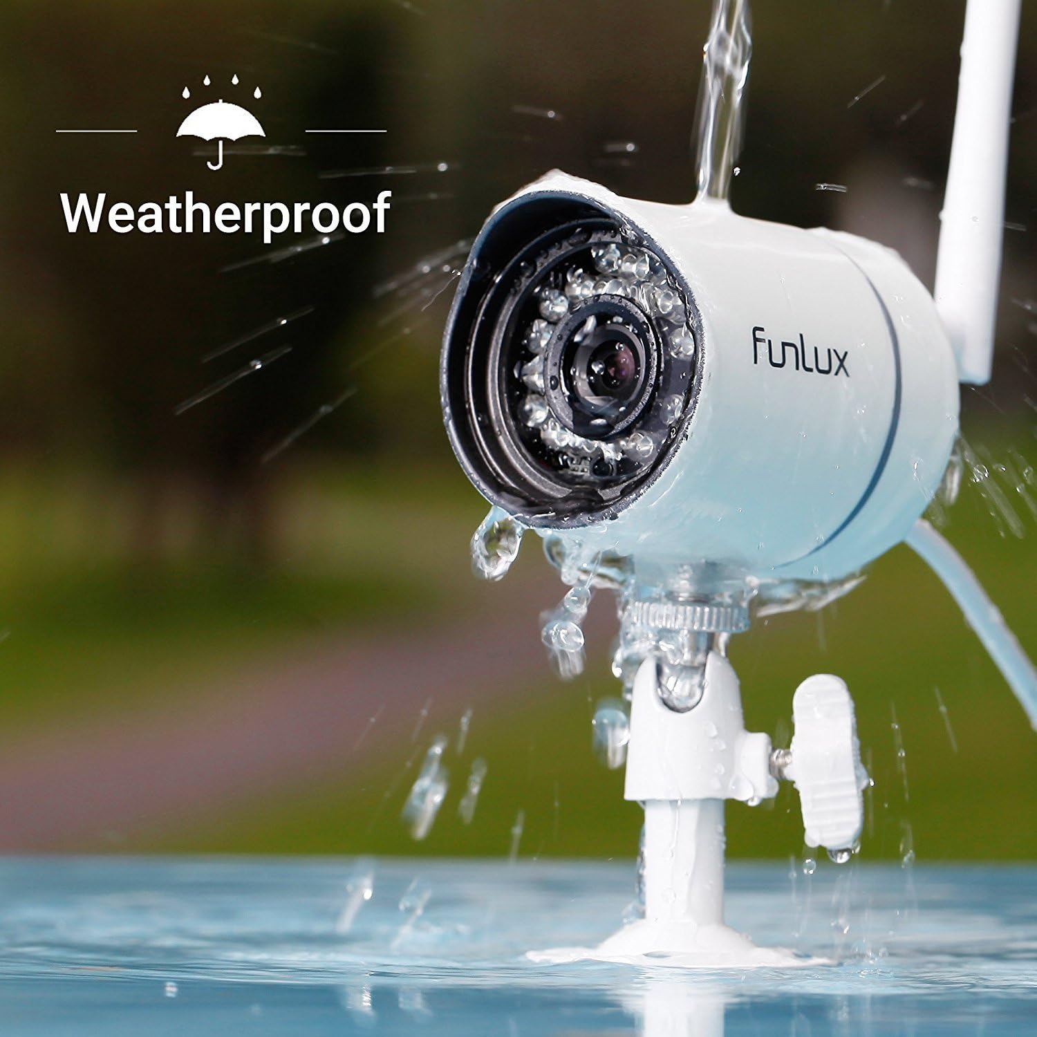 Funlux Wireless 720P HD Outdoor Security Camera Day/Night Video Surveillance Camera (2 Pack)