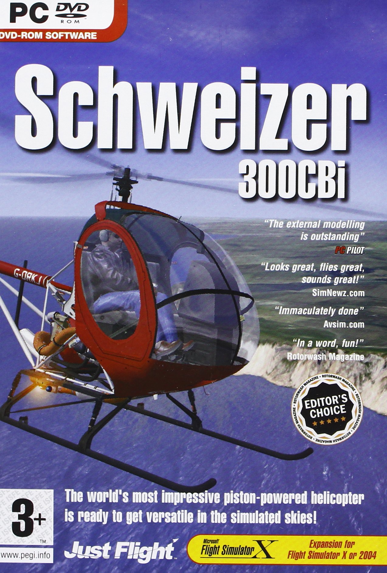 Microsoft Schweizer 300CBi Expansion for Fight Simulator X/2004 (PC DVD)