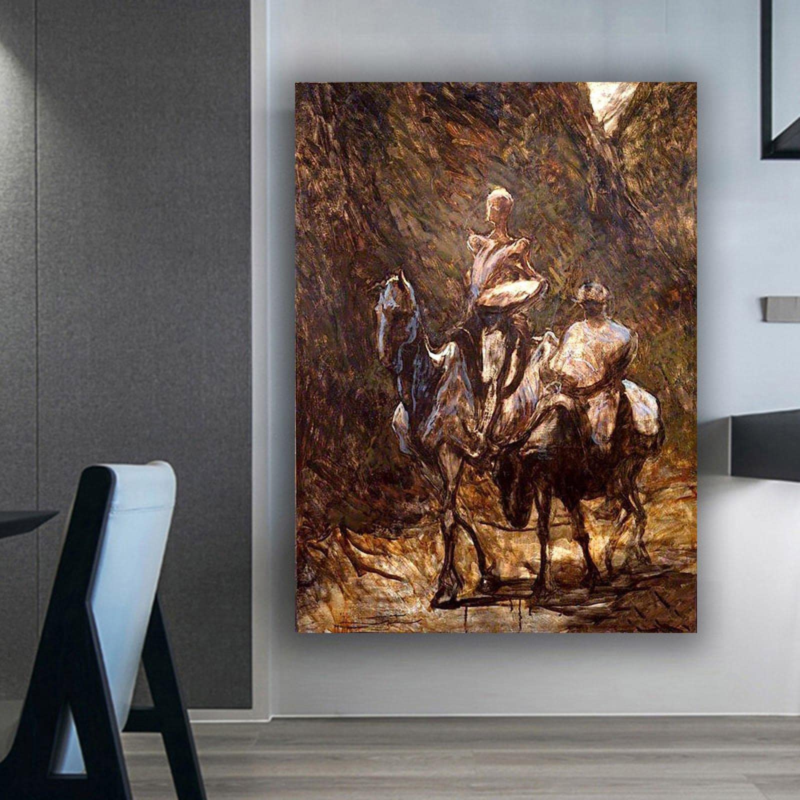 Amazon.co.jp: オノレ・ドーミエのドン・キホーテとサンチョ・パンサ