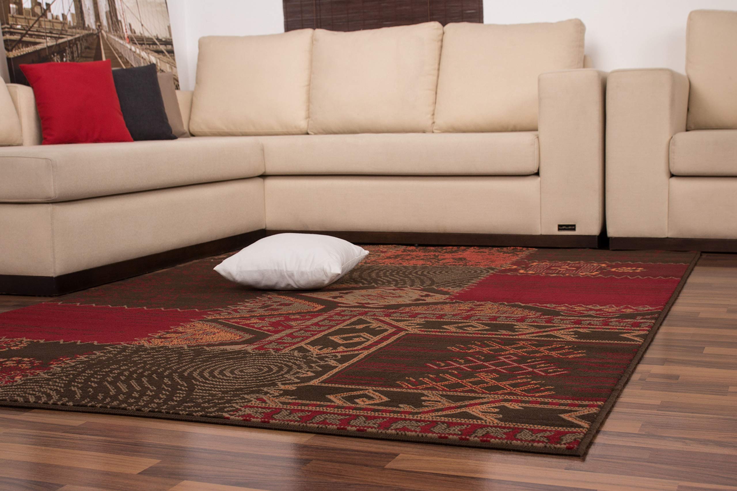 Lalee Contempo Rug, red, 80 x 150 cm