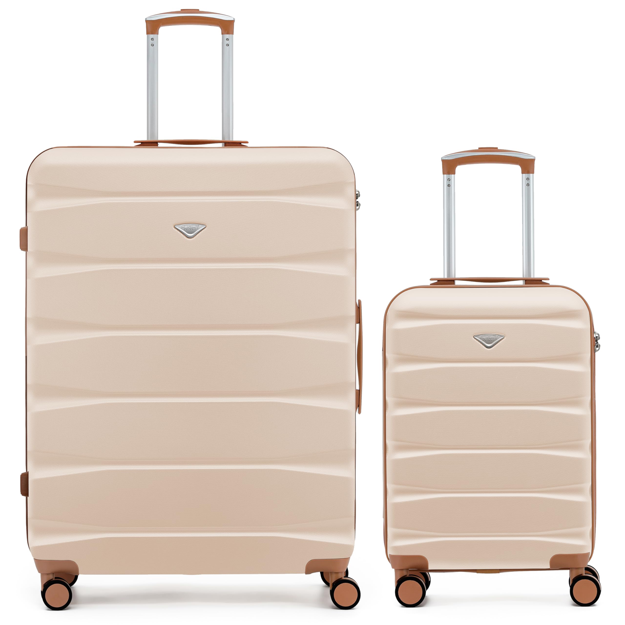 Flight Knight Underseat Cabin Suitcase 45x36x20cm | Free Hand Luggage for EasyJet & Wizz Air | Lightweight ABS Hard Shell with 8 Silent-Glide Spinner Wheels | Max Space Travel Bag — view 202