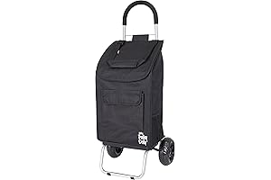dbest Trolley Dolly: Your Lightweight Foldable Shopping Cart for Groceries