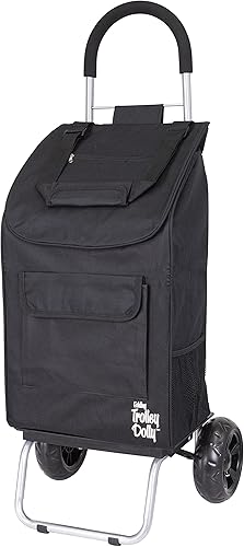 dbest products - carrito de la compra Dolly carrito para comestibles negro