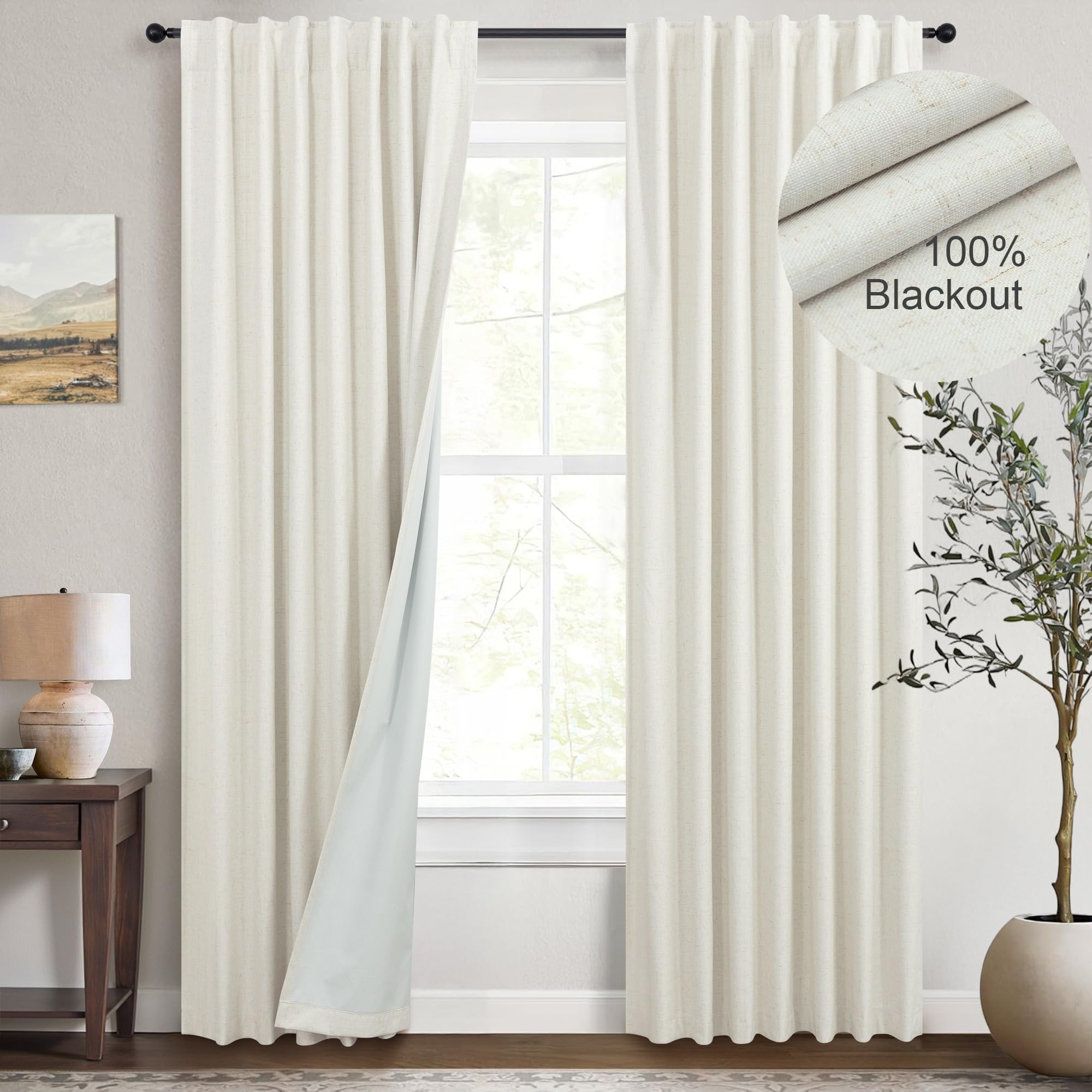 DANCURTON Room Darkening Curtains