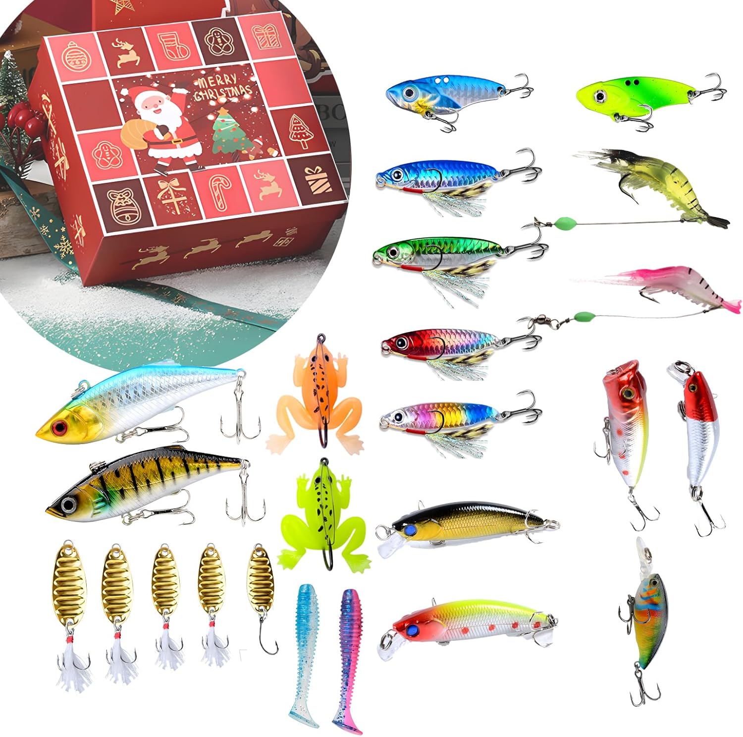 Advent Calendar Fishing Christmas Countdown 2024, Fishing