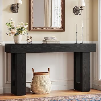Tribesigns 63-Inch Farmhouse Console Table for Entryway