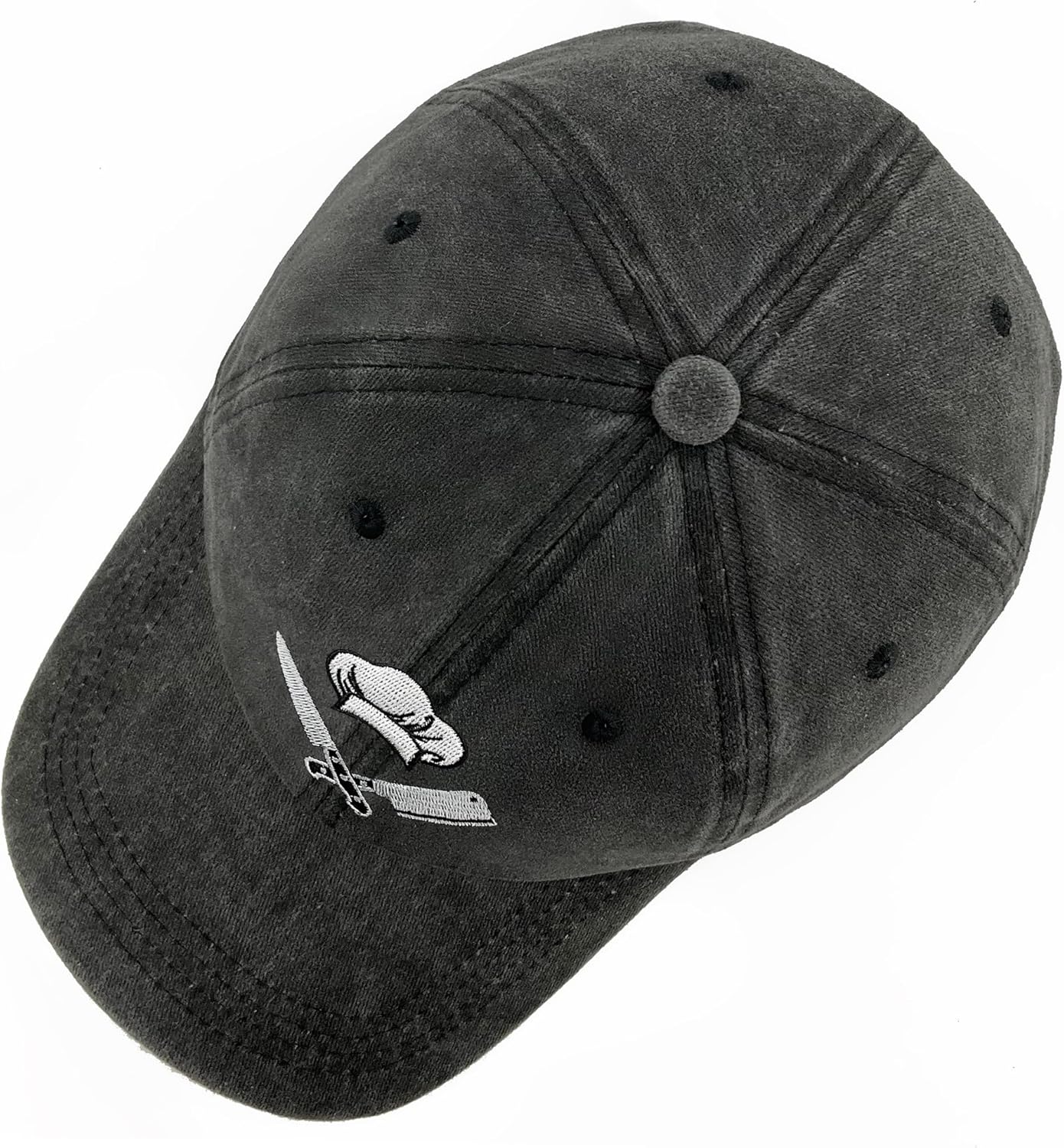 Embroidered Baseball Cap Vintage Washed Cotton Hat for Men Women - Image 3