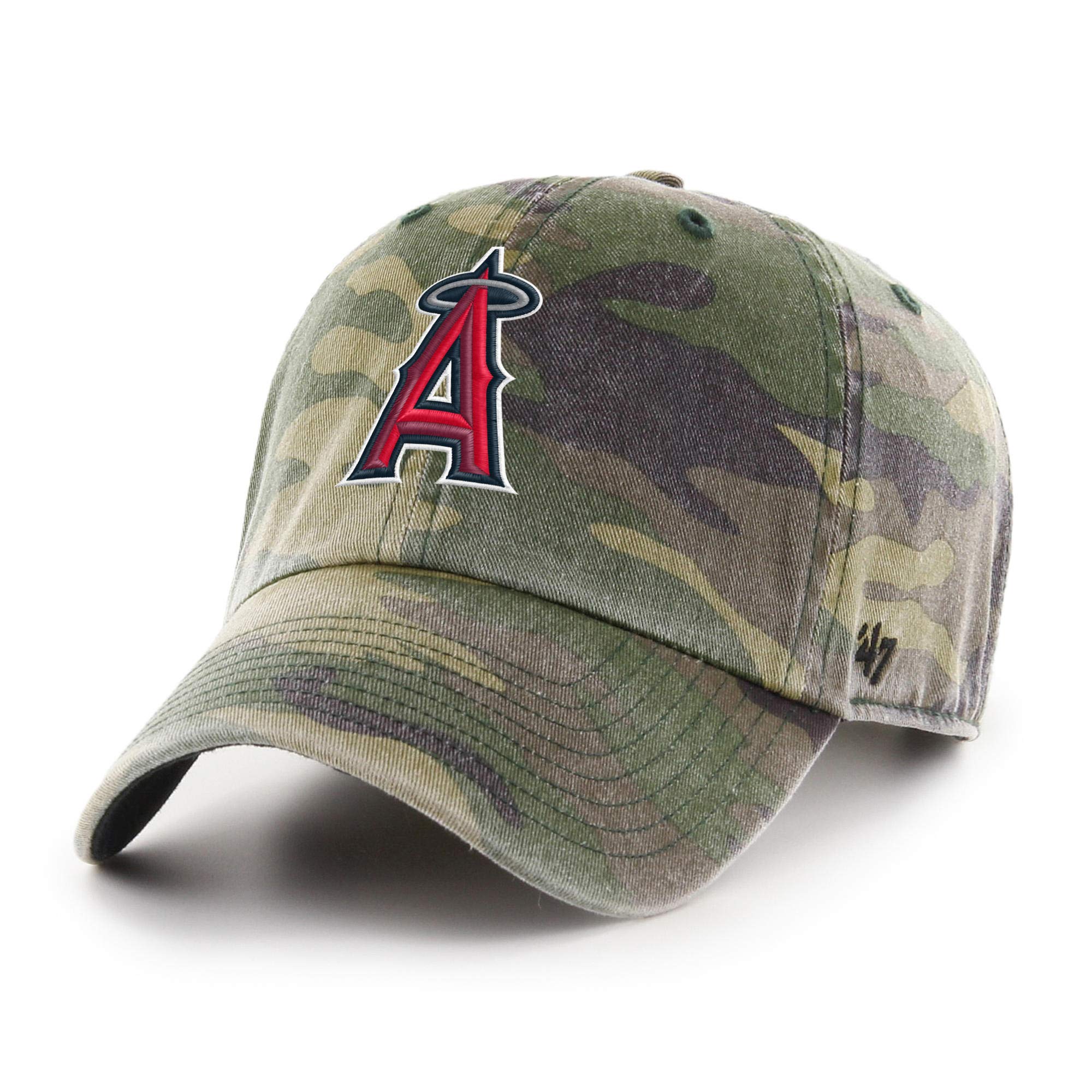47Camouflage Clean Up Adjustable Cap - MLB, Camo, Relaxed Fit Baseball Dad Hat