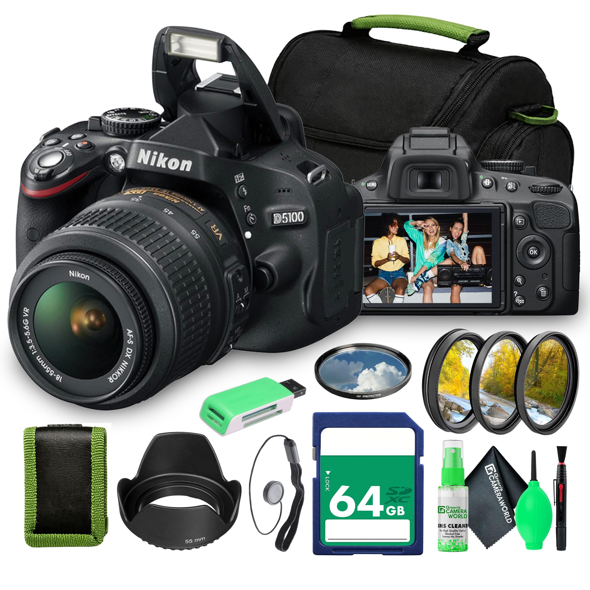 Amazon.com : Nikon D5100 SLR Camera with 18-55mm f/3.5-5.6G VR